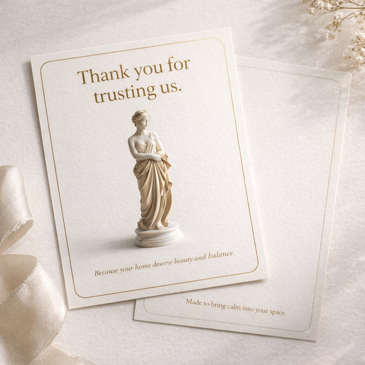 ALPHA home Signature Thank You Card